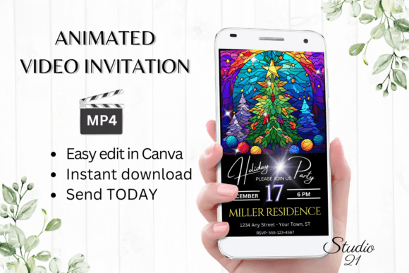 Download Christmas Holiday Party Invitation - Holiday Collection