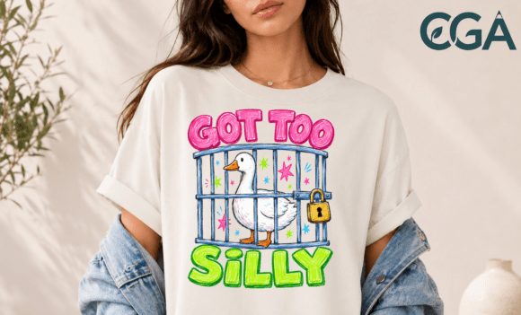 Download Got Too Silly Jail Duck Cute Pun Png - Premium Bundle